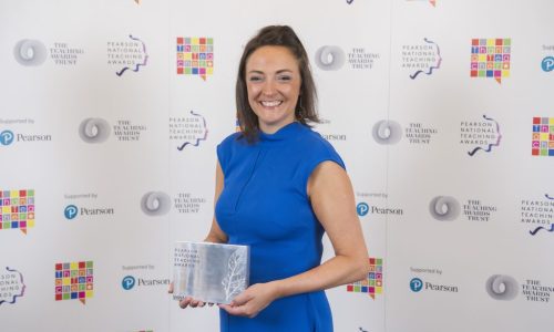 Carrie wins big at National Teaching Awards